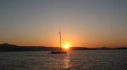 Остров Наксос, Греция, закат